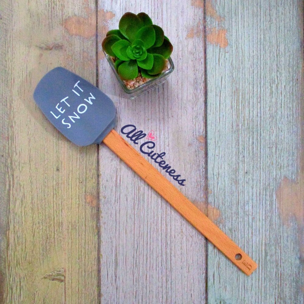 (NWOT) ED Ellen DeGeneres Silicone Spatula with Wooden Handle